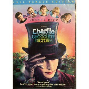 Charlie and the Chocolate Factory (DVD, 2005) Full Screen Edition Johnny Depp LN